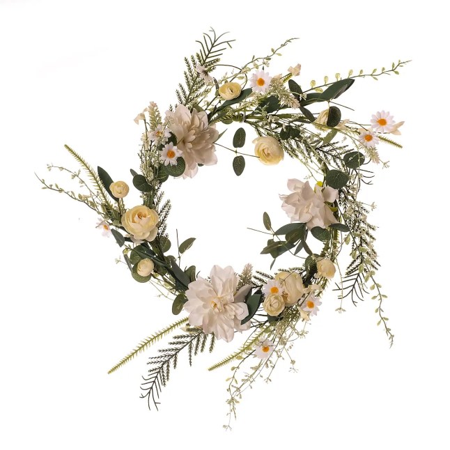 Floral Dunelm wreath