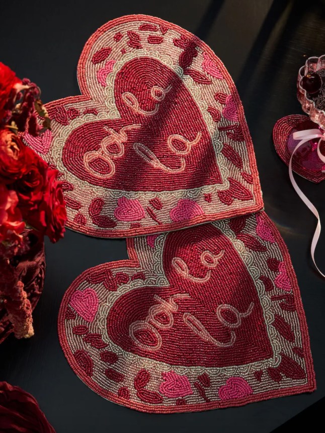 Heart shaped placemats