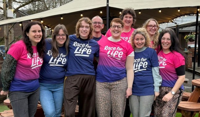 Stevie Wise with friends. A mum and her daughter were both told they had cancer on the same day within just hours of each other.Stevie Wise, 40, and mum Belinda, 63, from Manchester, went into two separate hospital appointments where doctors delivered the devastating diagnoses.But while Stevie beat her aggressive breast cancer, her mum tragically died after it was discovered her blood cancer was too advanced.Recalling the heartbreaking day that rocked the family, Stevie said: "It all happened in one day back in summer 2023. Photo released 17/02/2026