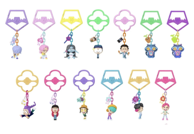 Mattel Kpop Demon Hunters keychain toys