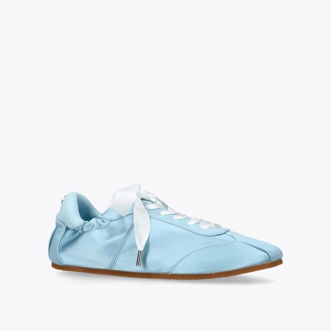 Pale blue shoe