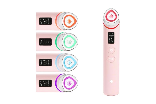 Pink facial Medicube Age-R Booster Pro Device