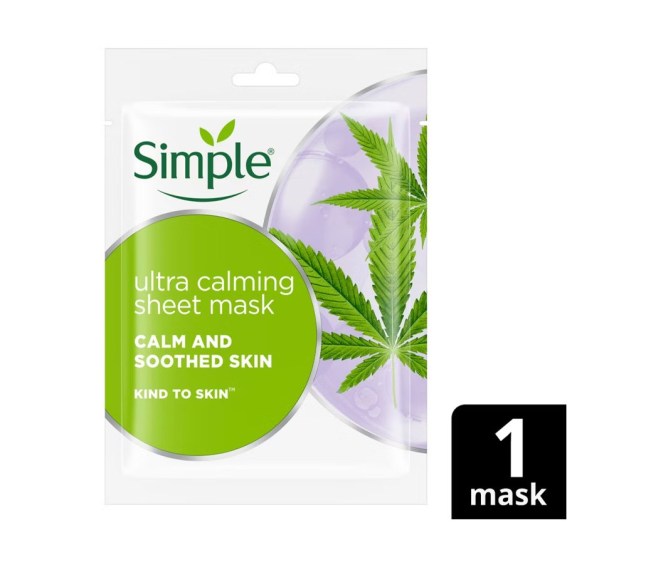 Simple sheet mask in packet