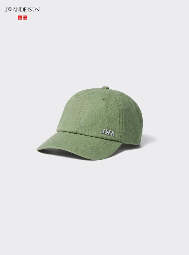 Green baseball cap